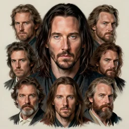 keanu reeves as a fantasy samurai, portrait by gaston bussiere, j. c. leyendecker, craig mullins, donato giancola, greg rutkowski, symmetry!!, realistic face