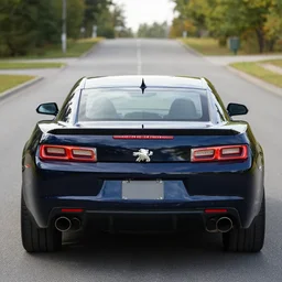 peugeot 5 0 8 camaro 2 door, rear view