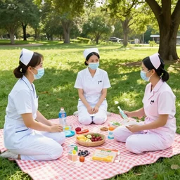 viral tiktok video of nurses on a tictac picnic