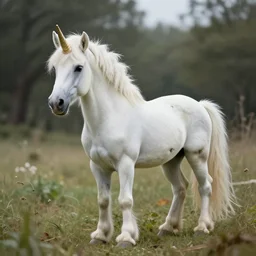 photorealisitc unicorn caught in the wild, exposed, in conspiracy style! - n 4
