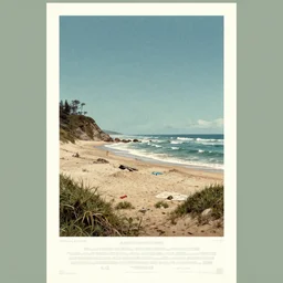 The lost Beach, movie poster, artwork by Bill Medcalf
