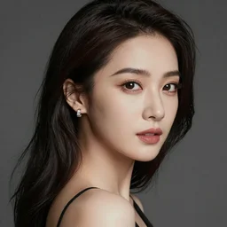 a portrait of an elegant lady, beautiful