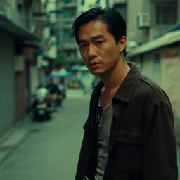 A still from a film by Wong Kar-wai