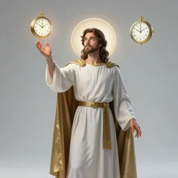 Daniel the prophet dreaming of divine magical reflections of knowledge encoded in time and space ultra high quality surrealism style of Rick and Morty