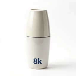ceramic blender, 8k product photo, isolated on a pure white background, centered, entire object in frame, sharp focus, soft studio lighting