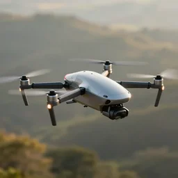 a flying car that looks like a drone flying