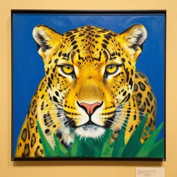 a beautiful painting lovely leopard, by kusama yayoi ukiyo - e award - winning art in 4 k beeple color screen printing