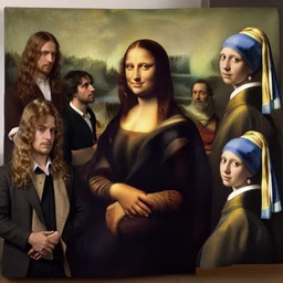 a, dmitry spiros, leonardo da vinci, jacques - louis david, johannes vermeer, 8 k, wide angle, trending on artstation,