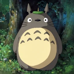 (1988) My Neighbor Totoro movie posters,Studio Ghibli,epic,masterpiece illustration in the style of Keith Thompson, digital art