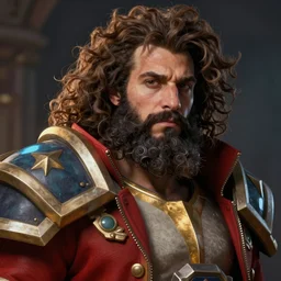 portrait of terry davis in style of clash royale