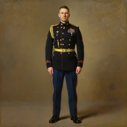 full body portrait of the dictator of the indiana pacers, 1 8 8 9, in full military garb, oil on canvas by william sidney mount, trending on artstation