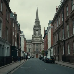 cinematic victorian city