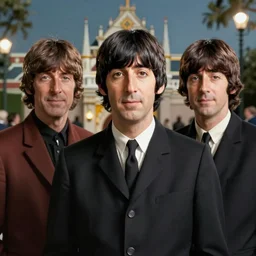 beatles at disneyland, hyper detailed, dramatic lighting, cgsociety, realistic, hyper detailed, insane details, intricate, dramatic lighting, hypermaximalist, golden ratio, rule of thirds, octane render, weta digital, micro details, ultra wide angle, artstation trending, 8 k,