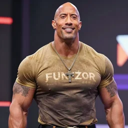dwayne johnson as a vtuber