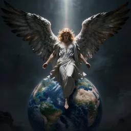the proud angel Lucifer fell to darkness and there was earth created, his wings cover the entire earth in darkness and confusion so its occupants the humans can no longer see God, cept there is a small light that shines through and reveals the secrets and arcane truths to teach others of immortality and will ascend out of this darkness to become new creations with no more remembrance of former things