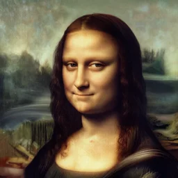 Mona Lisa realistic render, beautiful face, expressive eyes, volumetric lightning, magical, complex and intricate, epic, cinematic, trending on artstation