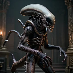 xenomorph is in a rembrandts the nights watch
