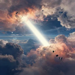 until i become a beam of gas and travel through extreme draft, unable to be picked up by cable, out of the reach of all manner of heaven scanners and high tech space cameras, by greg rutkowski, rosney matthews and artstation, epic atmosphere, clouds, photorealism, complex color scheme, uhd