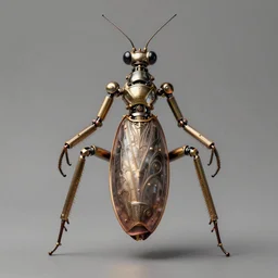 portrait shot of a steampunk robot mantodea, symmetry!!, unreal engine realistic render, 8 k, micro detail, intricate, elegant, highly detailed, centered, digital painting, artstation, smooth, sharp focus, illustration, artgerm, tomasz alen kopera, peter mohrbacher, donato giancola, joseph christian leyendecker, wlop, boris vallejo