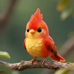 a cute firebirdy