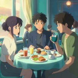 hero world breakfast at tiffany's, behance hd by jesper ejsing, by rhads, makoto shinkai and lois van baarle, ilya kuvshinov, rossdraws global illumination
