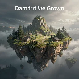 floating islands concept art