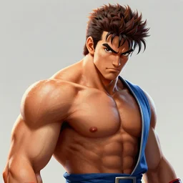 portrait of ryu from street fighter, matte painting, artstation, 4 k