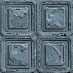 futuristic sci - fi wall texture seamless