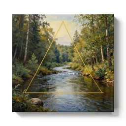 river surrounded by forest landscape photprealism ultradetailed digital art, irina french, heraldo ortega, mandy jurgens, golden ratio, art canvas, award winning, masterpiece trending on artstation 8 k 1 5 0 mpx