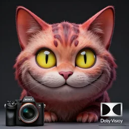 vanishing cheshire cat, modelsociety, radiant skin, huge anime eyes, rtx on, perfect face, intricate, sony a 7 r iv, symmetric balance, polarizing filter, photolab, lightroom, 4 k, dolby vision, photography award