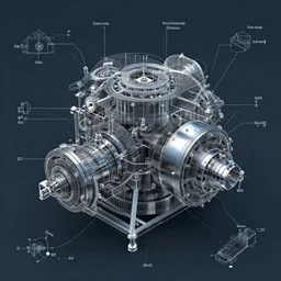 confidential full schematics for a complex and clever machine