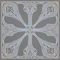 texture with celtic neon retrowave decorative pattern, artstation, illustration, highly detailed, art by backer harriet and greg rutkowski, symmetrical, grey art, old vhs tape