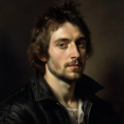cyberpunk portrait by caravaggio, award winning, masterpiece