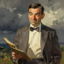 mr. bean by frank frazetta