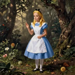 alice in wonderland by leonardo da vinci