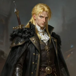 elric of melnibone, artwork by michael whelan, hyperrealist, highly details, artstation