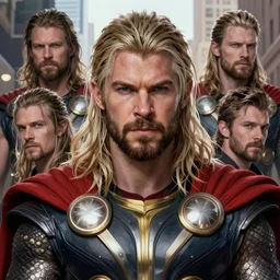 character concept art of thor in new york | | distinct - fine, key visual, realistic shaded perfect face, fine details by stanley artgerm lau, wlop, rossdraws, james jean, andrei riabovitchev, marc simonetti, sakimichan, and jakub rebelka, trending on artstation