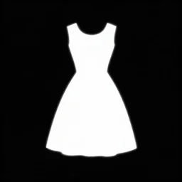 beautiful dress minimalist logotype, black and white, symmetry!!!