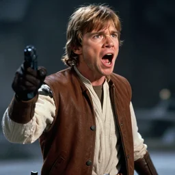 a still from The Empire Strikes Back of Luke Skywalker dramatically shouting no