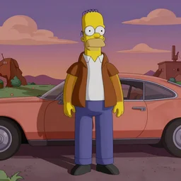 Walter White in the simpsons hit and run.