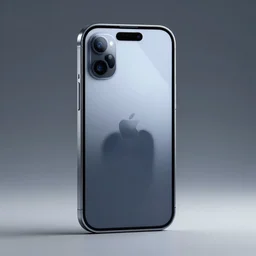 a real photo of futuristic iphone concept