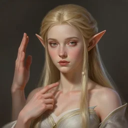 beautiful elven princess, accurate anatomy, only two hands, highly detailed, digital painting, artstation, concept art, smooth, sharp focus, illustration, Unreal Engine 5, 8K, art by Ross Tran and Michael Whelan and greg rutkowski and John Singer Sargent