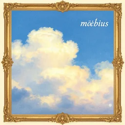 ( ( ( ( beautiful starring sky and cloud with decorative frame design ) ) ) ) by mœbius!!!!!!!!!!!!!!!!!!!!!!!!!!!, overdetailed art, colorful, record jacket