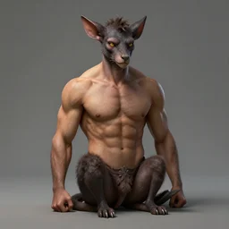 8K Photography from a Male muscled short haired Satyr, by Jimmy Nelson, Artstation