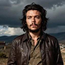 Harry Styles as Che Guevara, dramatic digital art