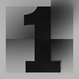 1 : 1 brutal design, album artwork, dark and desaturated colours, futuristic, big large gradients, dark colours geometric shapes