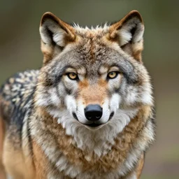 wolf with the head of an owl