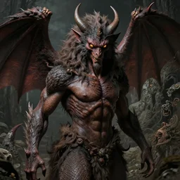 photorealistic demonic kurama in the style of michael whelan and gustave dore. hyperdetailed photorealism by greg rutkowski. 1 0 8 megapixels, 3 d finalrender, cinematic lighting