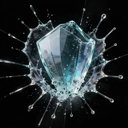 stomp smash glass crash splash art graphic design color splash high contrasting art, fantasy, highly detailed, art by greg rutkowski