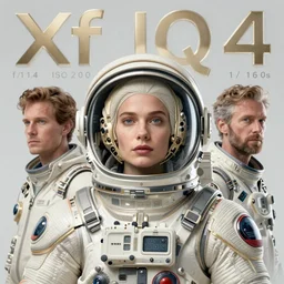 retrofuturistic poster of woman in astronaut helmet, dan mumford, liam brazier, peter mohrbacher, xf iq 4, f / 1. 4, iso 2 0 0, 1 / 1 6 0 s, 8 k, raw, featured in artstation, octane render, cinematic, elegant, intricate, 8 k